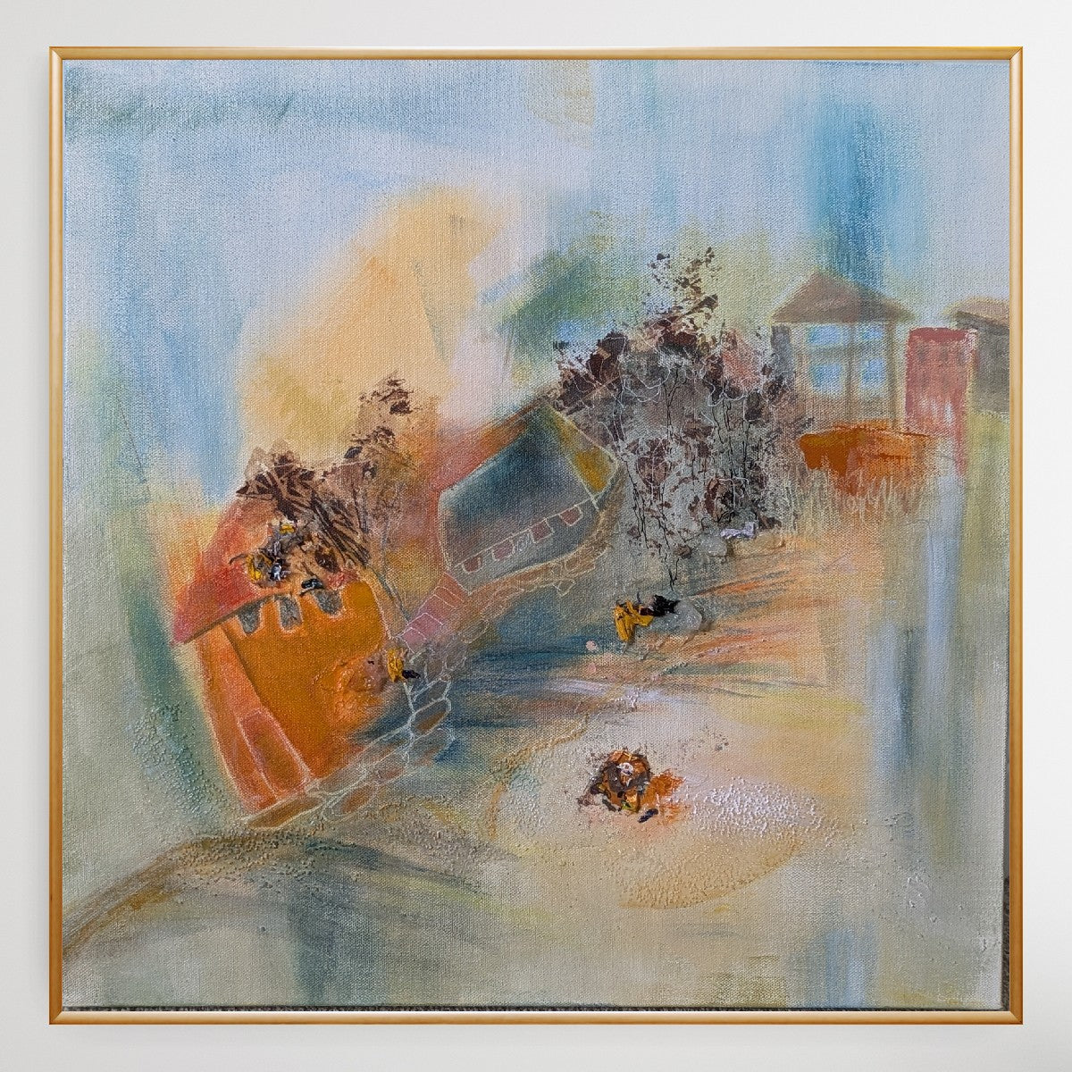 Vacation houses on the shore