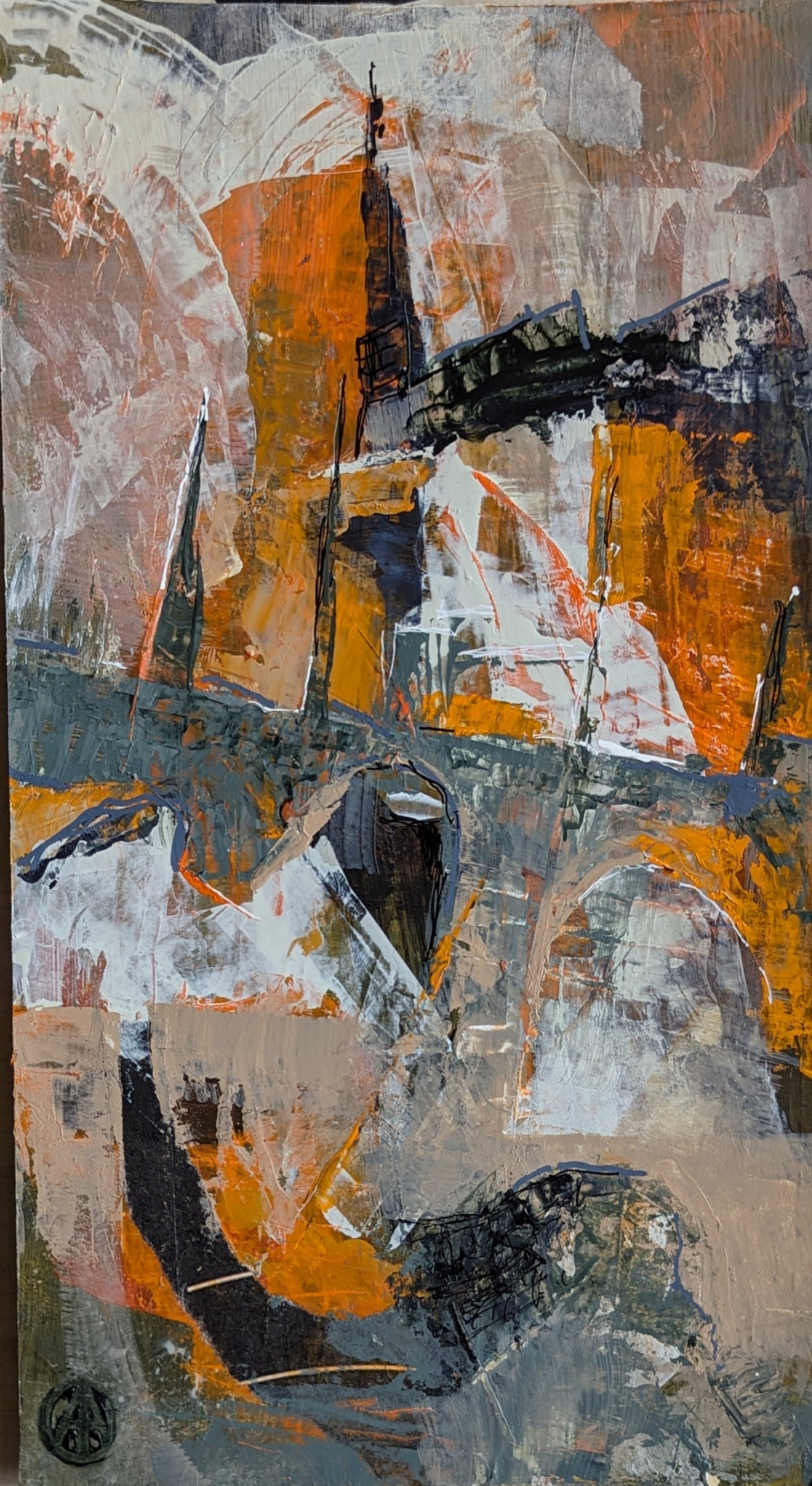 Abstracted cityscape