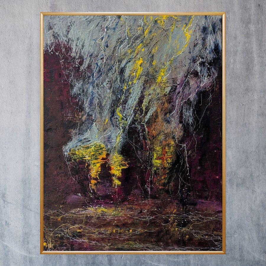 Lightning, then the thunder