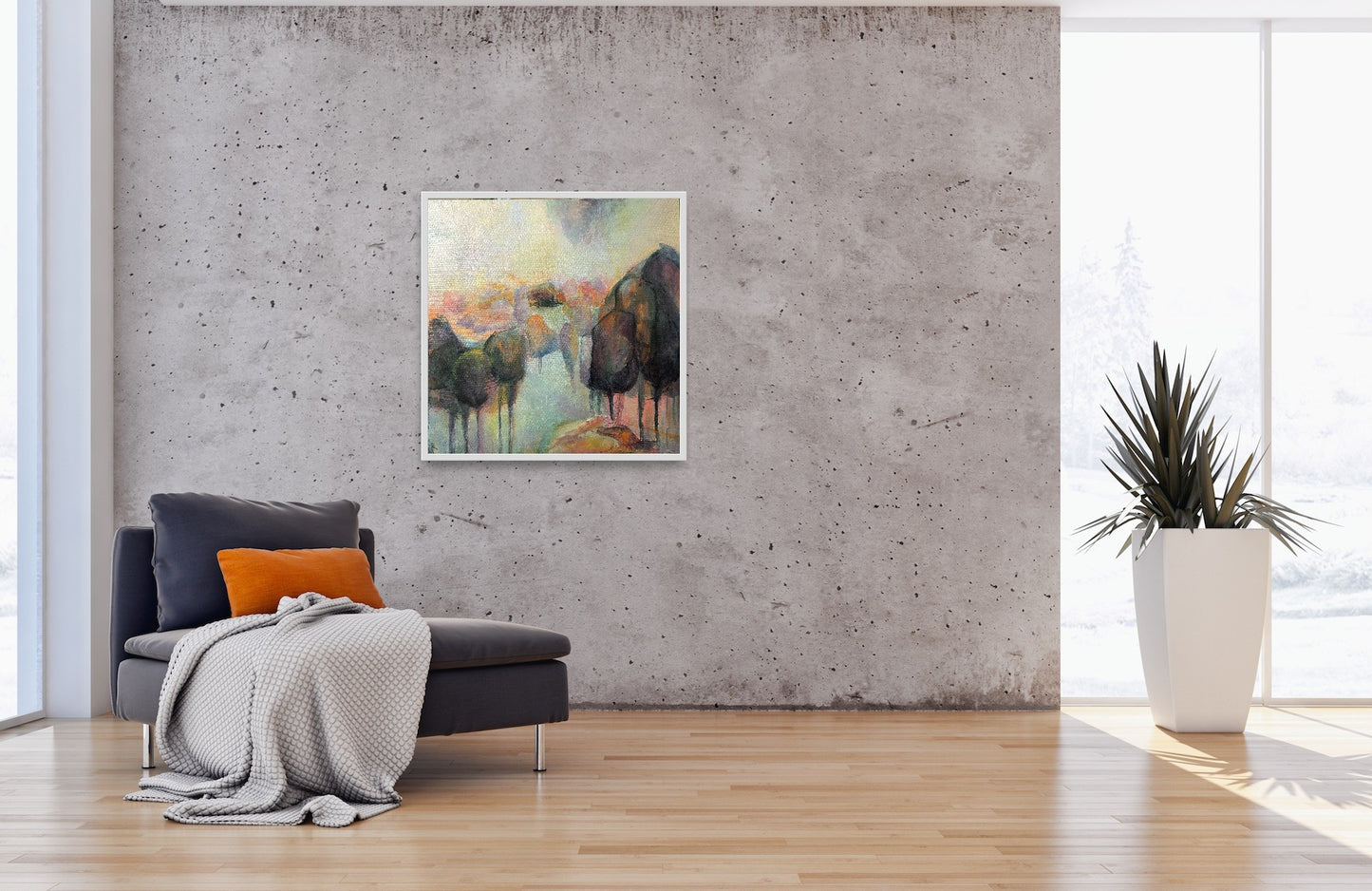 Find me behind the blossoms