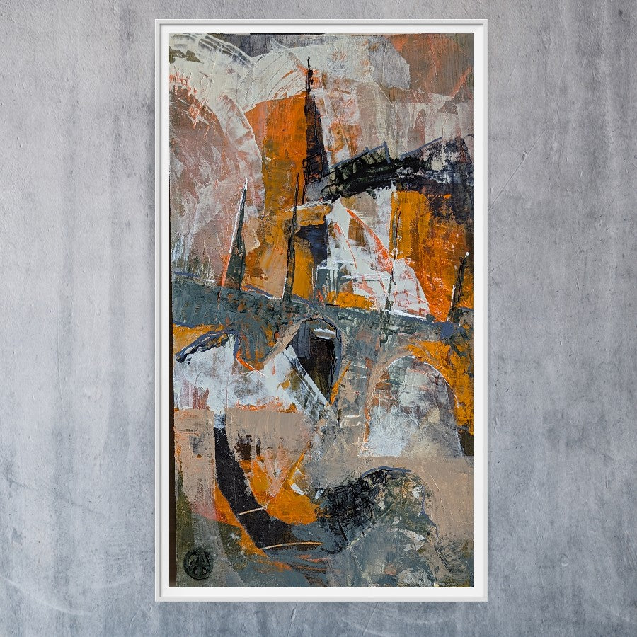 Abstracted cityscape