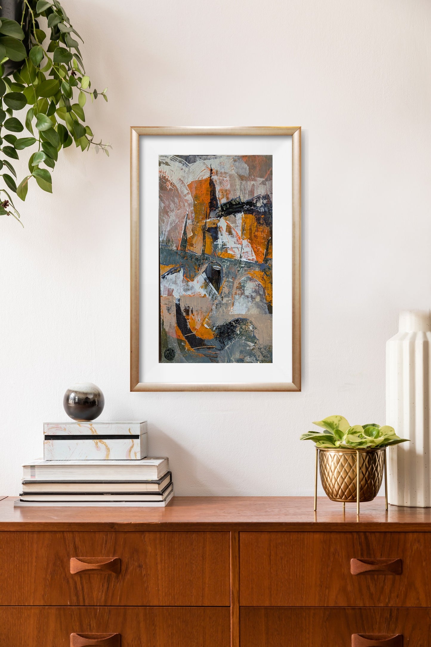 Abstracted cityscape