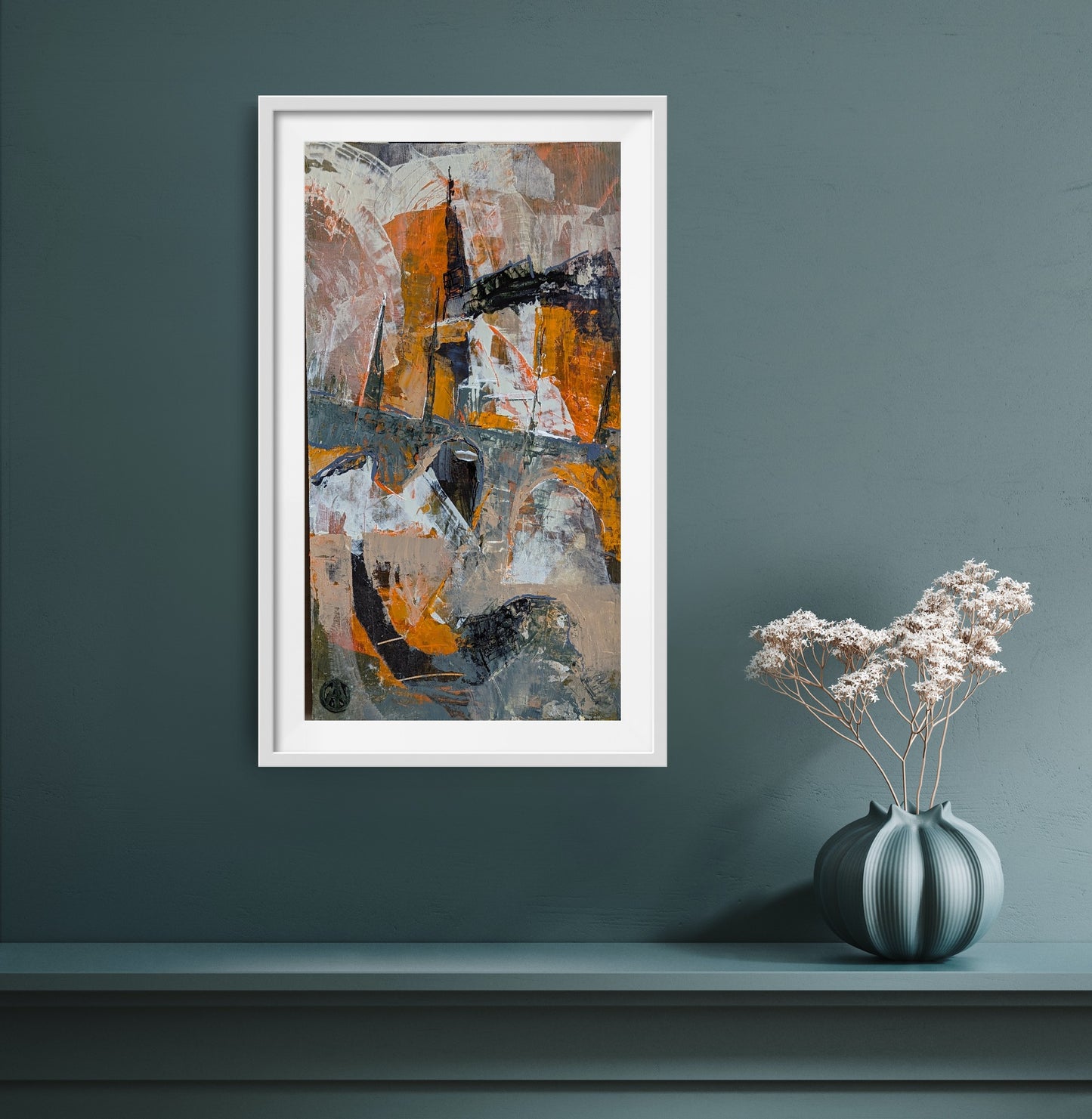 Abstracted cityscape