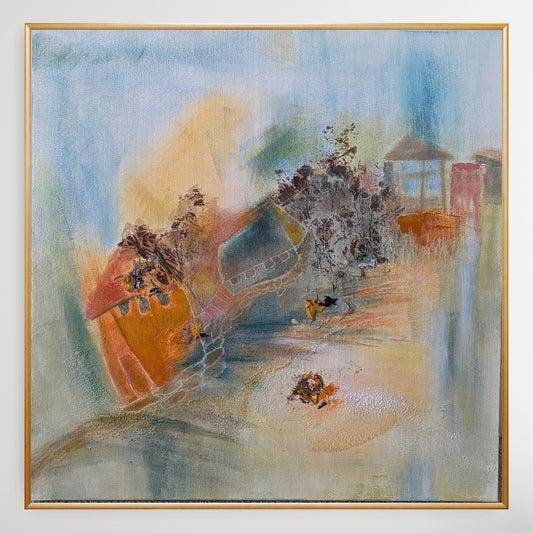 Vacation houses on the shore