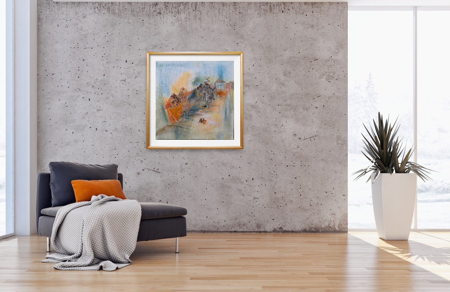 Vacation houses on the shore