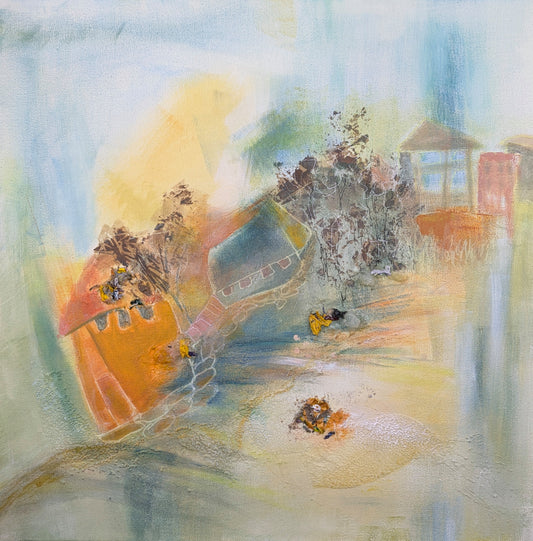 Vacation houses on the shore