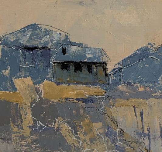 Houses in blue