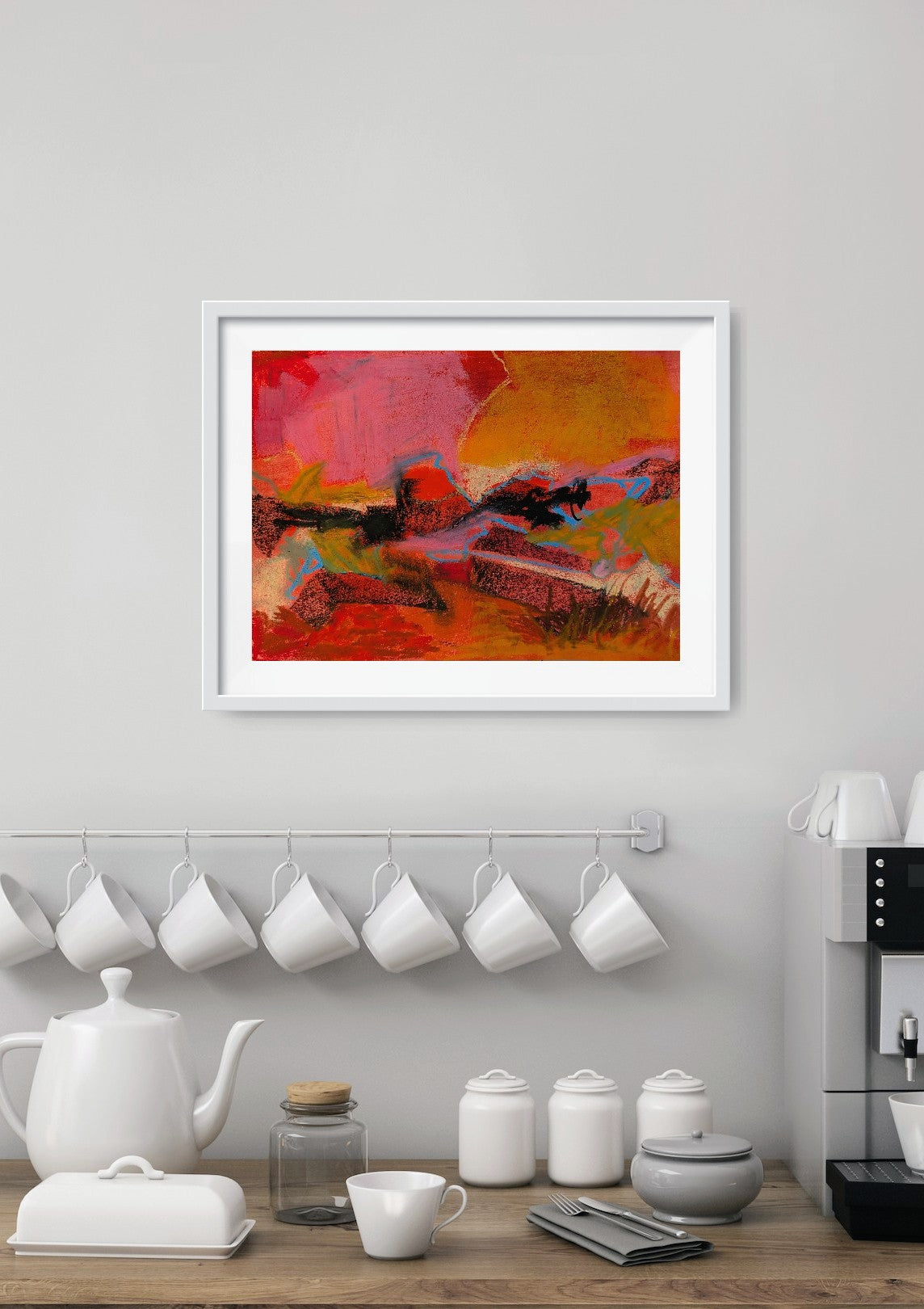 Landscape in red