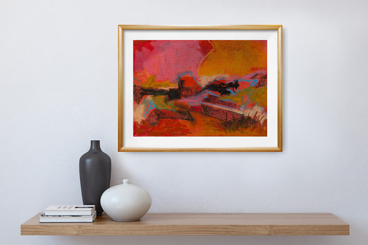 Landscape in red